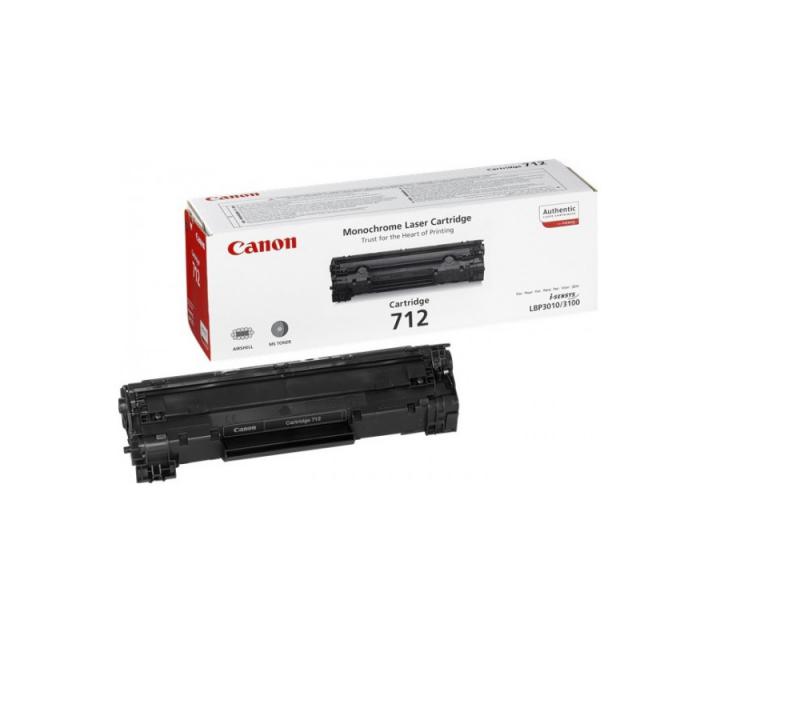 Toner Canon CRG712, black, capacitate 1500 pagini, pentru LBP-3010/LBP3100 | Altamag.ro
