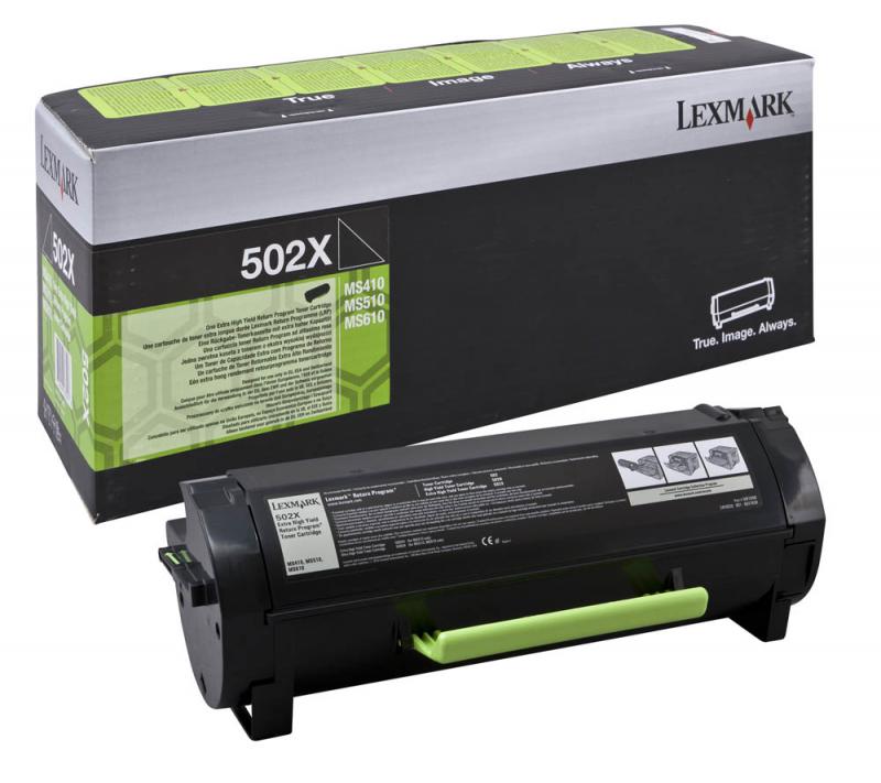Toner Lexmark 50F2X00, black, 10 k, MS410d , MS410dn , MS415dn , MS510dn , MS510dtn with 3 year Exchange Service , MS610de ,