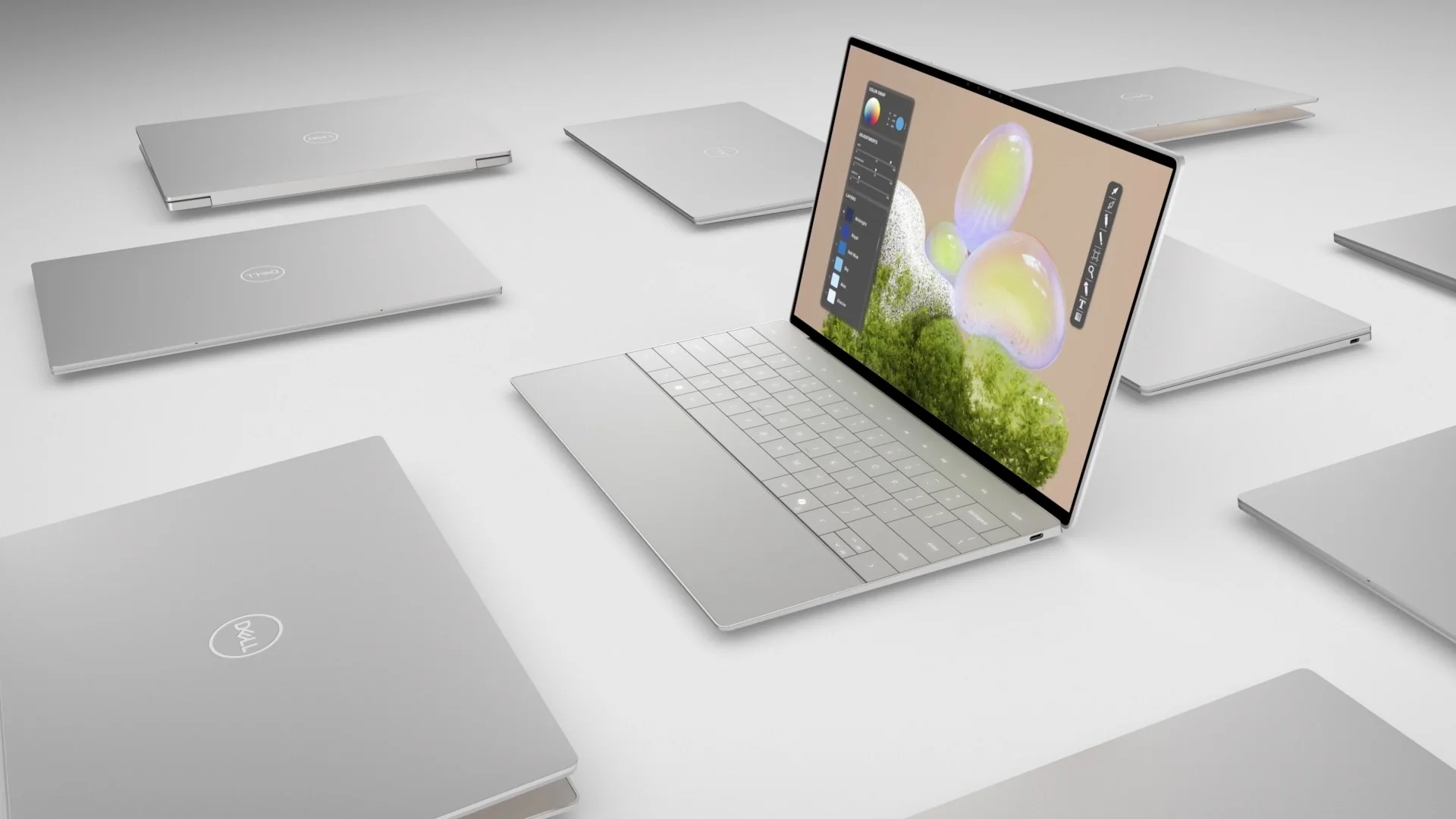 Laptop Dell XPS 14, cu procesor Intel Core Ultra X7 358H, 14'' OLED Touch 2.8K 20-120Hz, 32GB LPDDR5x, 1TB M.2 PCIe NVMe SSD, Intel Arc Graphics