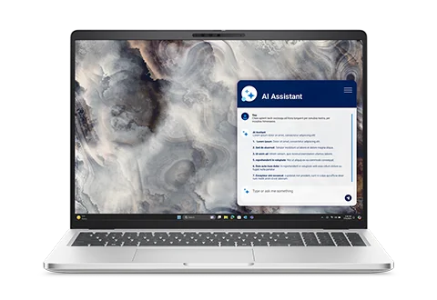 Laptop pentru business Dell Pro 16, cu procesor Intel Core Ultra 5 235U vPro, 16'' FHD+ IPS Non-Touch, 16GB DDR5 5600MT/s, 1TB SSD, Intel Integrated Graphics