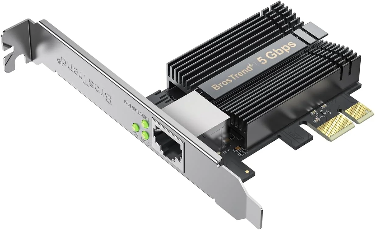10 Gigabit PCIe Network Adapter SPEED: 10 Gbps SPEC: 1×RJ45,  Full-Height Bracket/Low-Profile Bracket FEATURE: Multi-Speed Compatibility, Wake on LAN, Flow Control