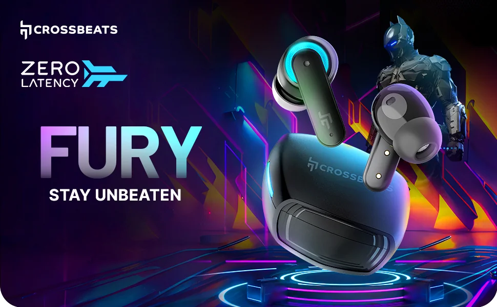 Casti wireless Fury Fukiya F6, interfata USB-C, sunet stereo, frecventa raspusn 20 - 20000 Hz, timp de utilizare 40 h, iluminare, negru