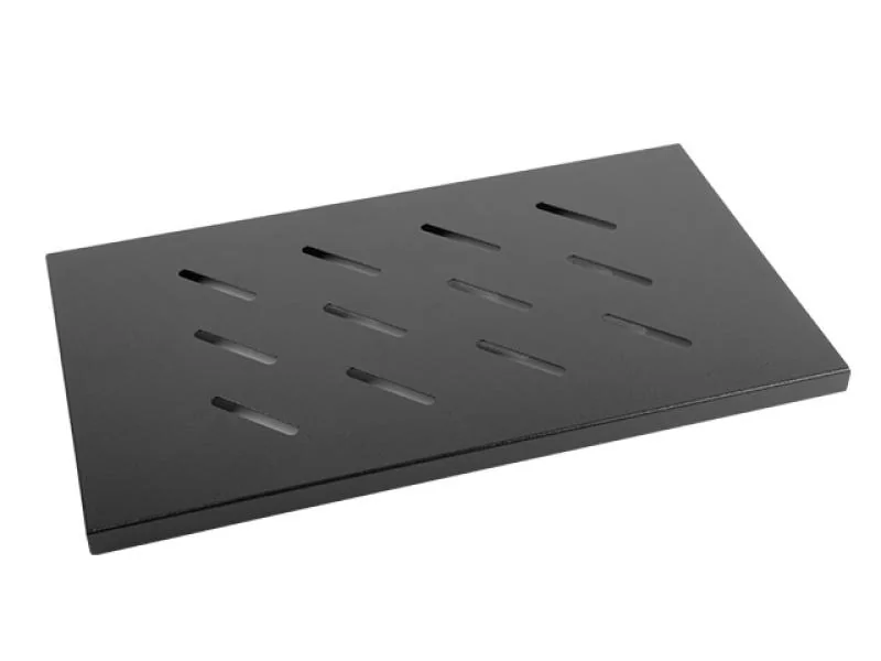 Poliță fixă 19" 1U / 465x315 mm, max. 120 kg, negru Lanberg