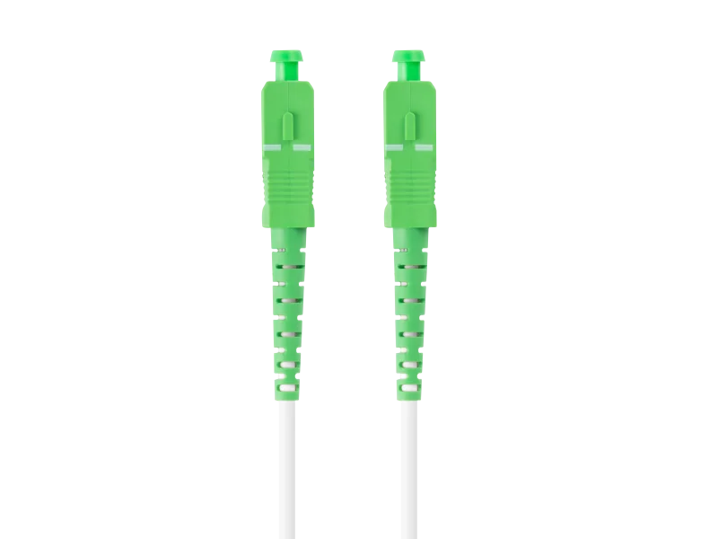 Patch cord fibră SM SC/APC-SC/APC simplex 25 m LSZH G657A2 3,0 mm alb Lanberg