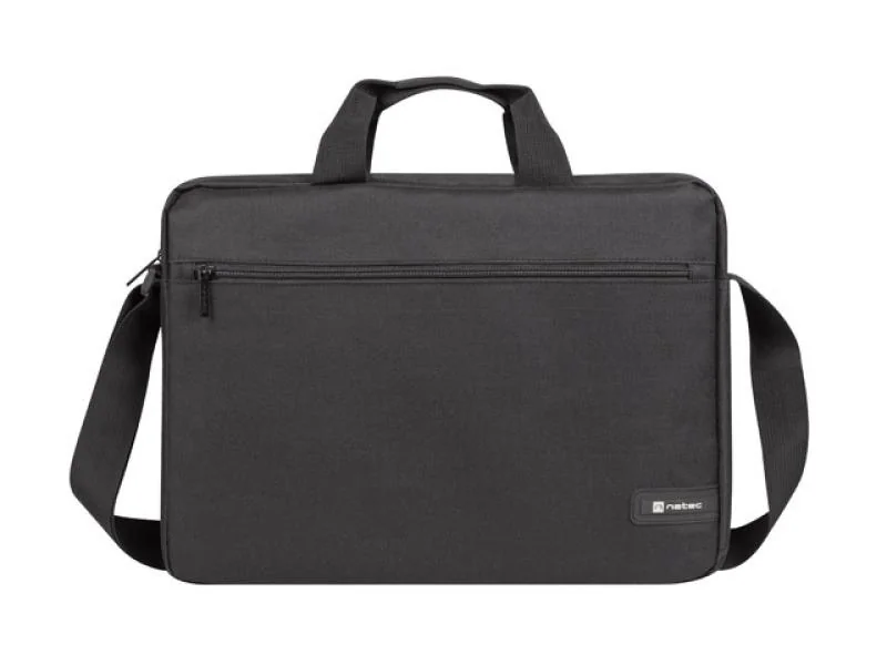 Geanta laptop Natec Wallaroo 2, compatibilitate dimensiune laptop 15.6", 1 compartiment, material Polyester 300D, negru Natec