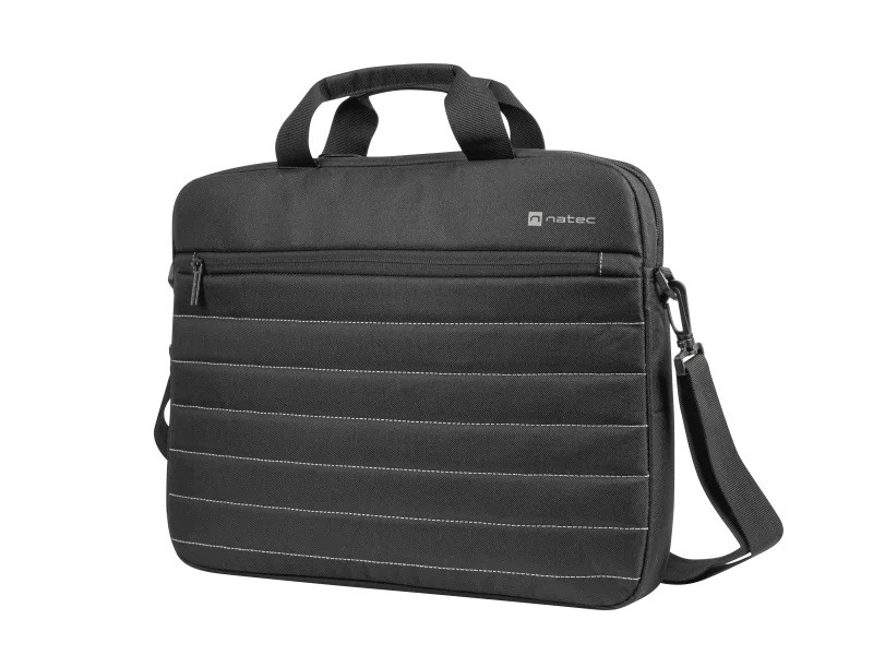 Geanta laptop Natec Taruca, compatibilitate dimensiune laptop 15.6", 1 compartiment, material Polyester 600D, negru Natec
