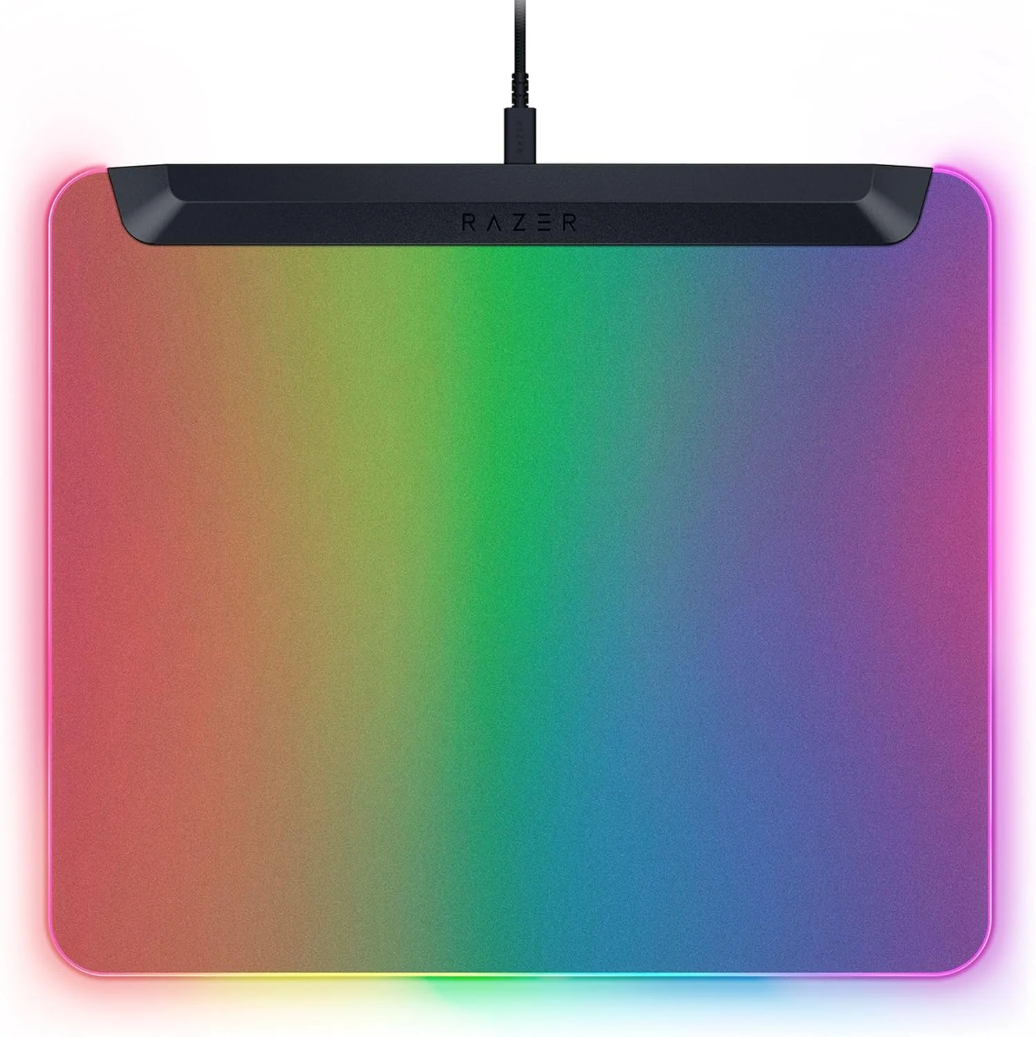 Mousepad RGB Spacer gaming, cauciuc si material textil, 900 x 300 x 3 mm, 1.8 m lungime cablu, imagine