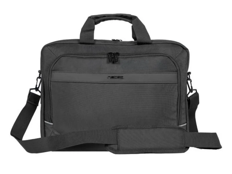 Geanta laptop Natec Kudu, compatibilitate dimensiune laptop 15.6", 2 compartimente, material Polyester 1680D, negru Natec