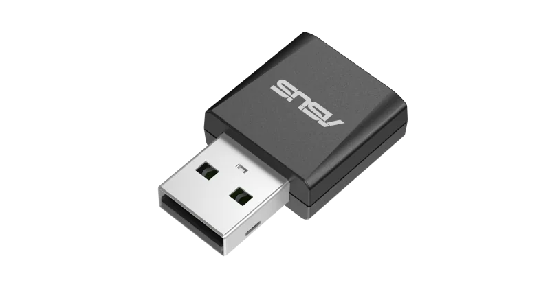 Tri-band WiFi 7 Nano USB Adapter, 6GHz band, support 4096-QAM, Plug and play, Compatible with Windows® 10 & 11 ASUS