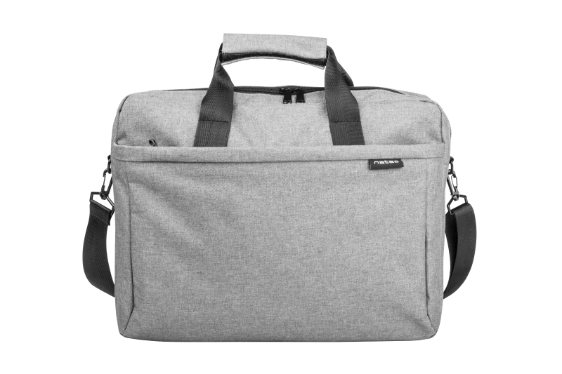 Geanta laptop Natec Mustela, compatibilitate dimensiune laptop 15.6", 3 compartimente, material Polyester 600D, gri Natec
