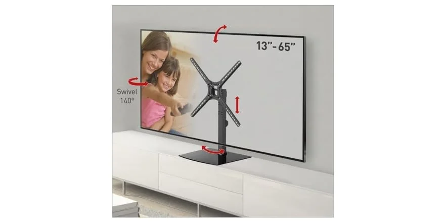 Suport TV tavan Barkan, compatibilitate 29-55", greutate maxima suportata 40kg, negru