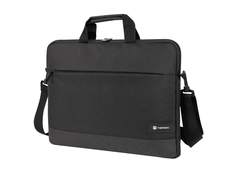 Geanta laptop Natec Goa, compatibilitate dimensiune laptop 15.6", 1 compartiment, material Polyester 300D, negru Natec