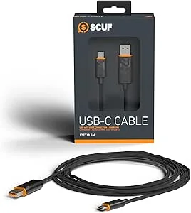 Cablu USB-C SCUF, 2m, Negru