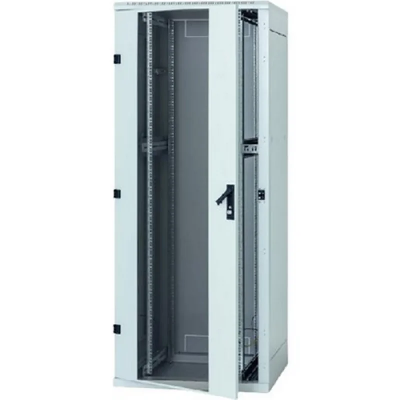 Rack de podea 19 Triton 42U 800x1000mm usa fata metal perforat panouri laterale/spate detasabile sectiuni pentru ventilatie activa,sectiuni acces cabluri sus/jos/spate IP20 gri Triton