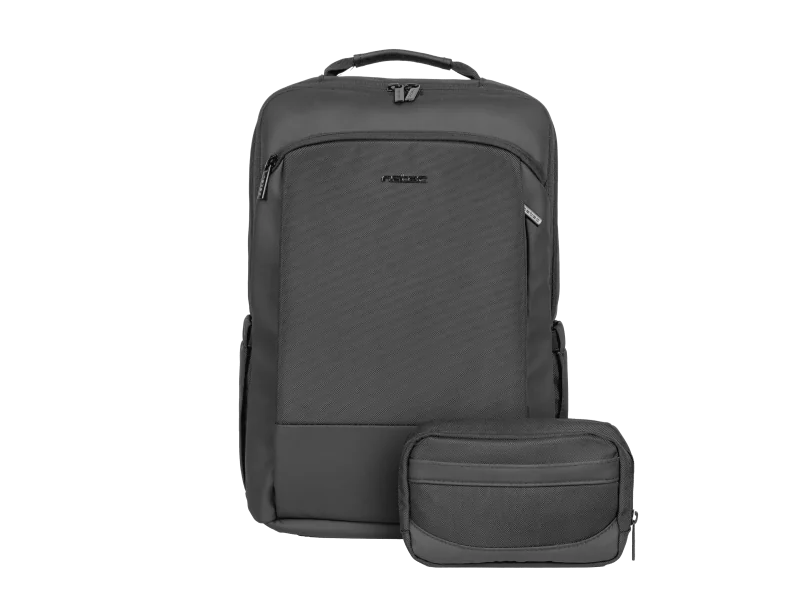 Rucsac laptop Natec Kudu Plus, compatibilitate dimensiune laptop 15.6", 2 compartimente, capacitate 16L, material Polyester 1680D, negru Natec