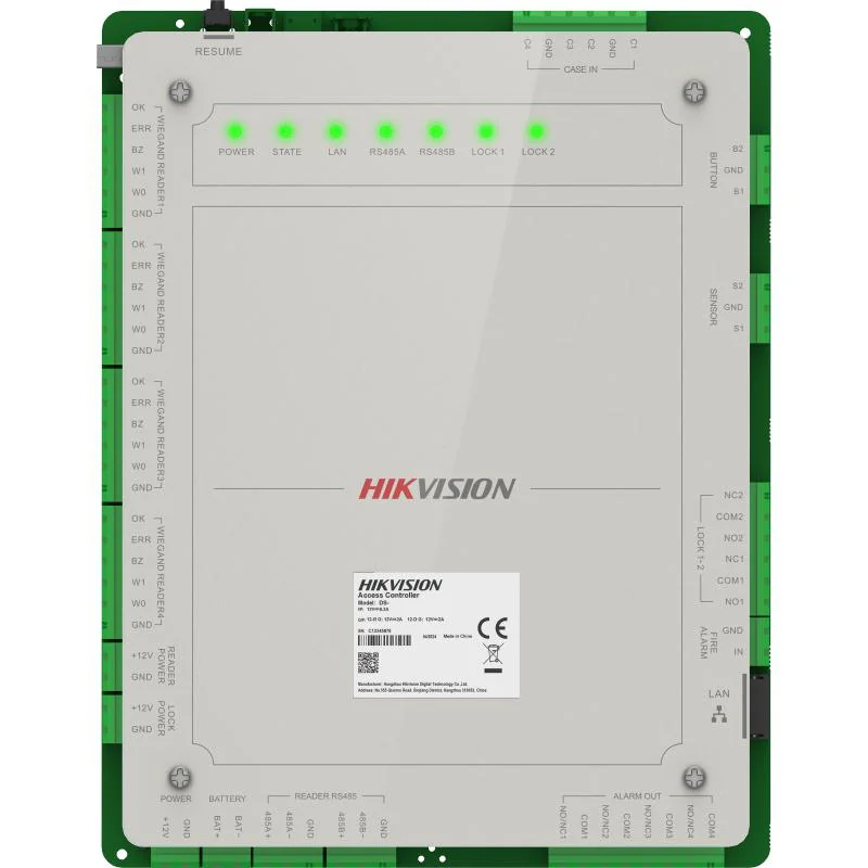 Centrala control acces Pro Series Hikvision DS-K2622X(P) pentru 2 usi Hikvision