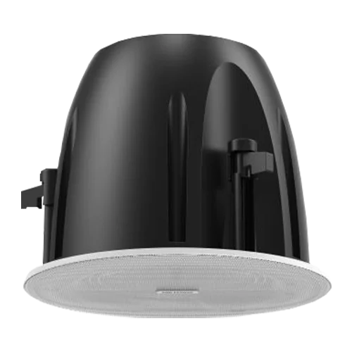 Difuzor de tavan Hikvision DS-QAZ0610G1-S, fara rama, putere difuzor: 10W, senzitivitate: 89 dB, frecventa: 120Hz~20kHz(-10dB), 1* 1.0-inch tweeter and 1* 6.5-inch woofer, dimensiuni: Ø242.78mm × 192.7 mm , greutate: 2.7kg.