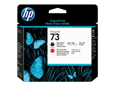 HP 73 printhead chromatic red matte black and chromatic red 1-pack
