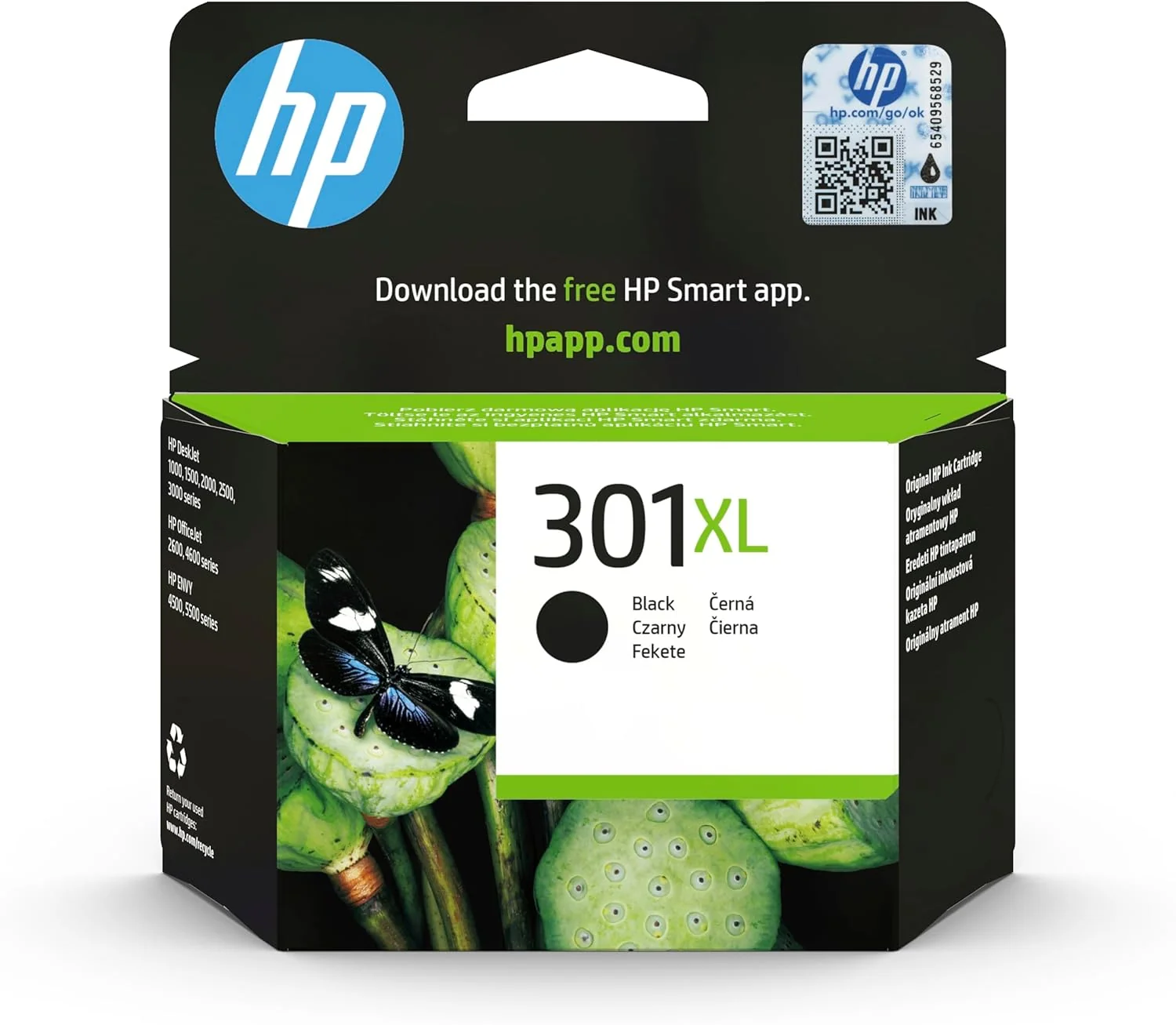HP CH563EEUUS Cerneala HP 301XL negru