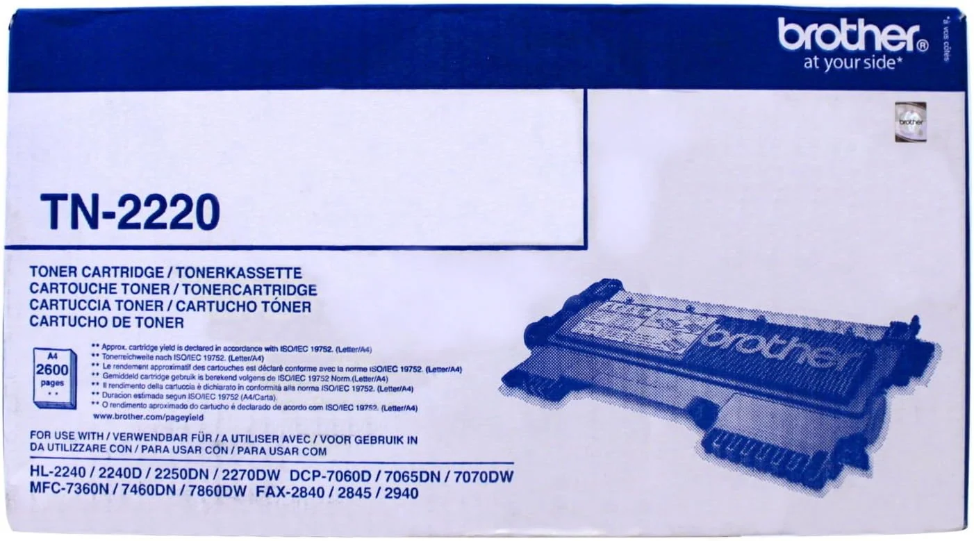 BROTHER TN2220 Toner Brother TN2220 negru 2600 pag HL 2240/2250/2270/MFC-7360N/DCP-7065DN