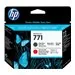 HP 771 original printhead matte black and chromatic red standard capacity 1-pack