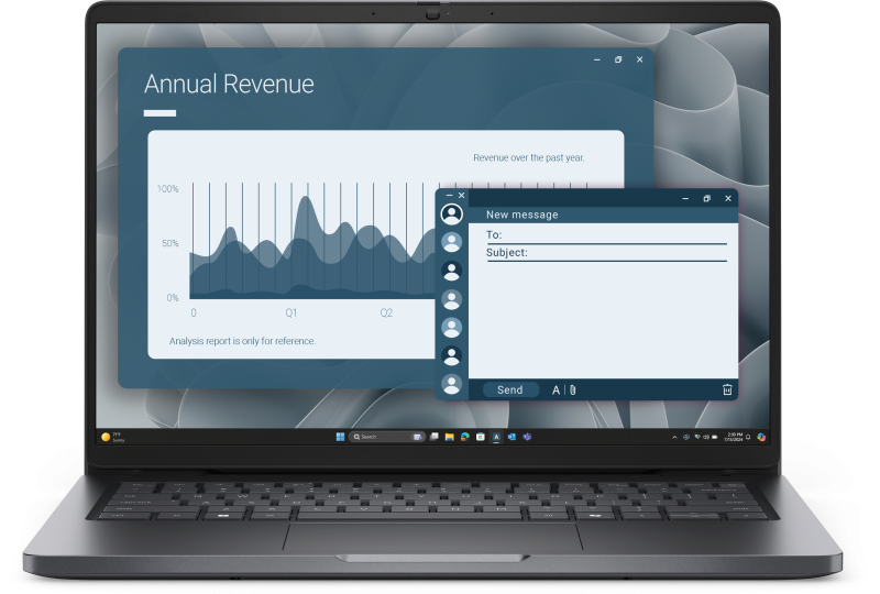 Laptop Business DELL Pro 14, cu procesor AMD Ryzen 3 210, 14'' IPS, 8 GB DDR5, 512 GB SSD, AMD Radeon 740M, W... | Altamag.ro