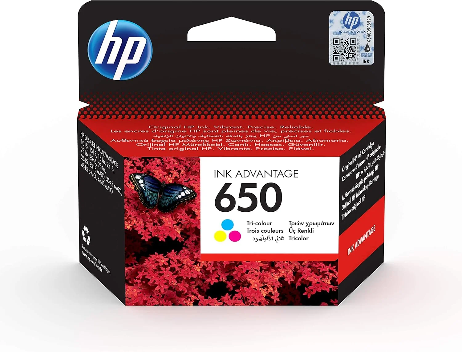 HP CZ101AEBHK Cerneala HP 650 negru