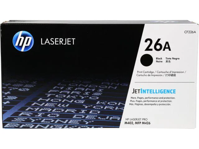 CF226A Toner HP 26A black 3 100 pgs HP