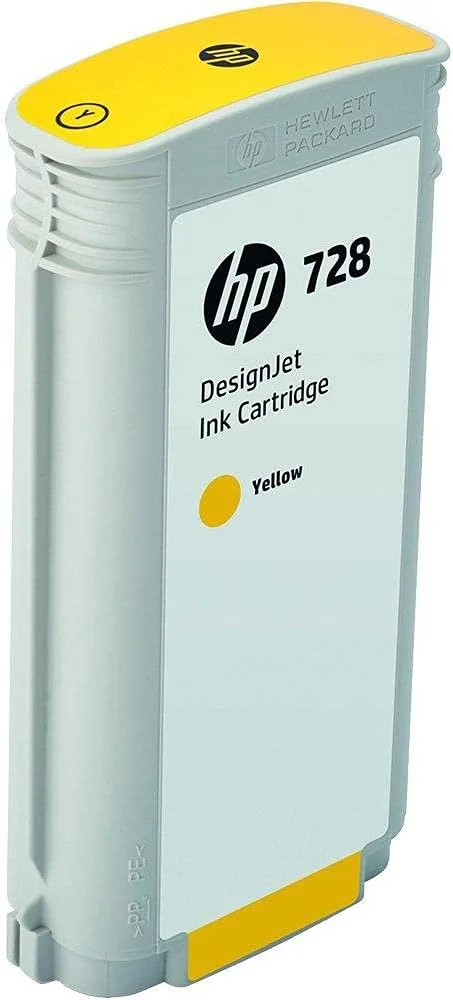 HP 728 300-ml Yellow Ink Cartridge