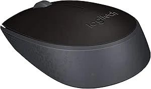 LOGITECH M171 Mouse wireless 2.4 GHz USB wireless receiver black red