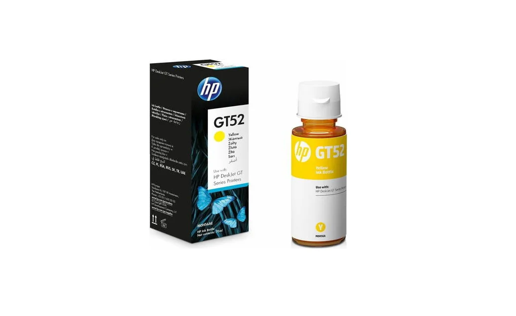 GT52 Original Ink Bottle Yellow HP