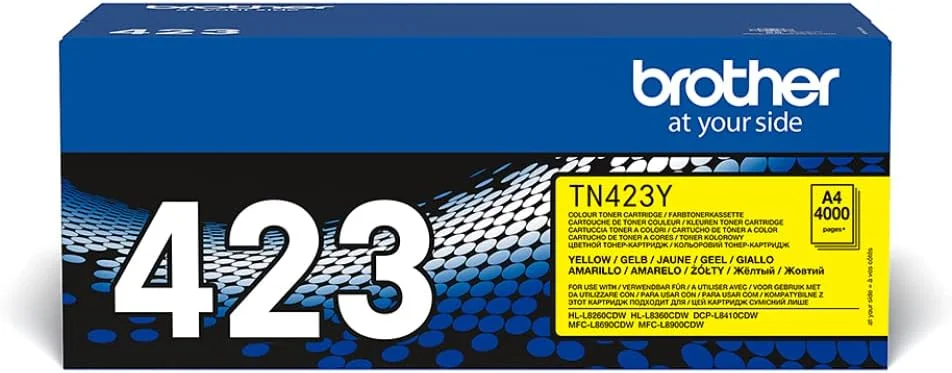 BROTHER TN423Y Toner Cartridge Yellow High Capacity 4.000 pages for HL-L8260CDW L8360CDW