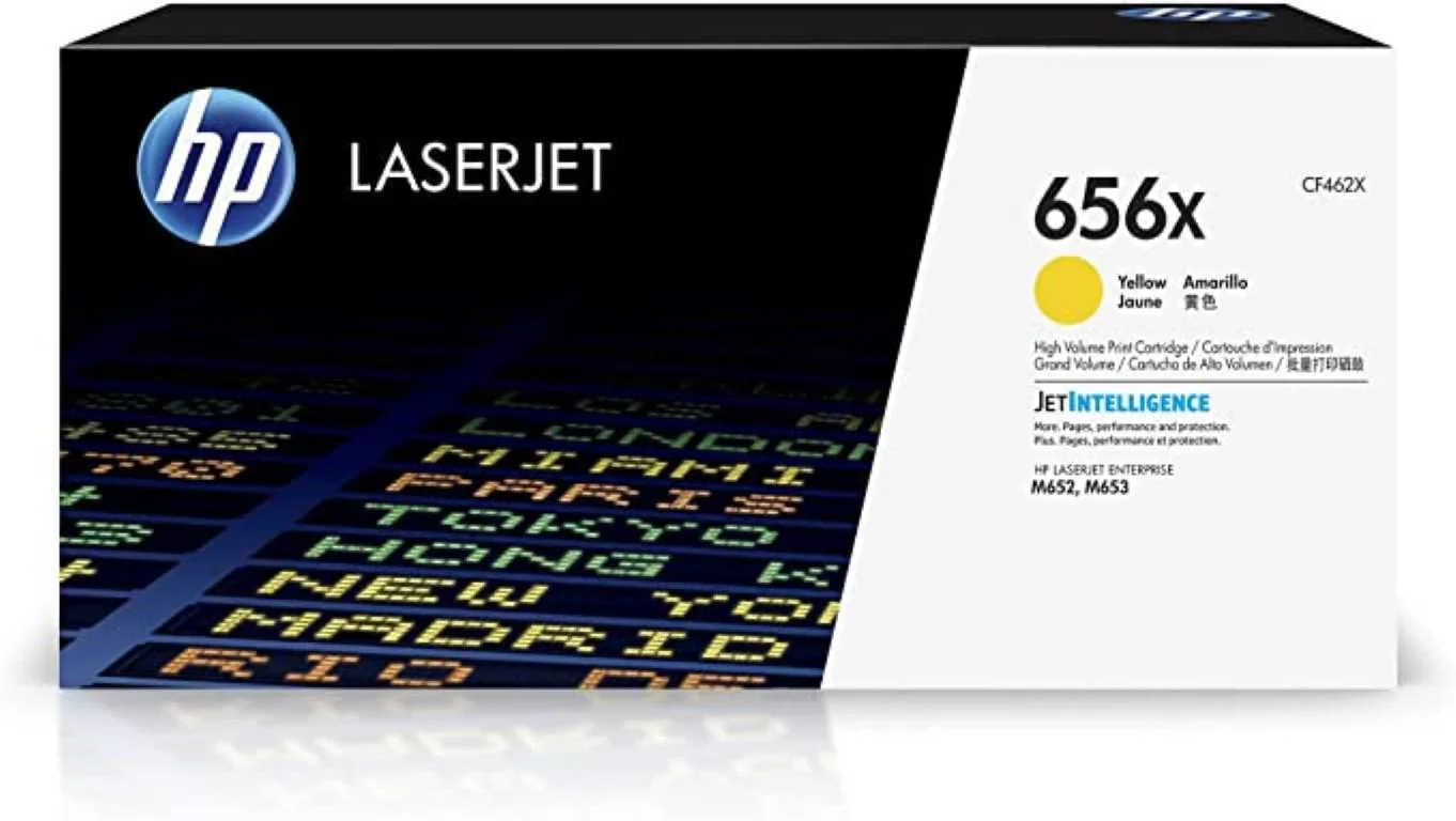 656X Original LaserJet Toner Cartridge Yellow High Yield HP