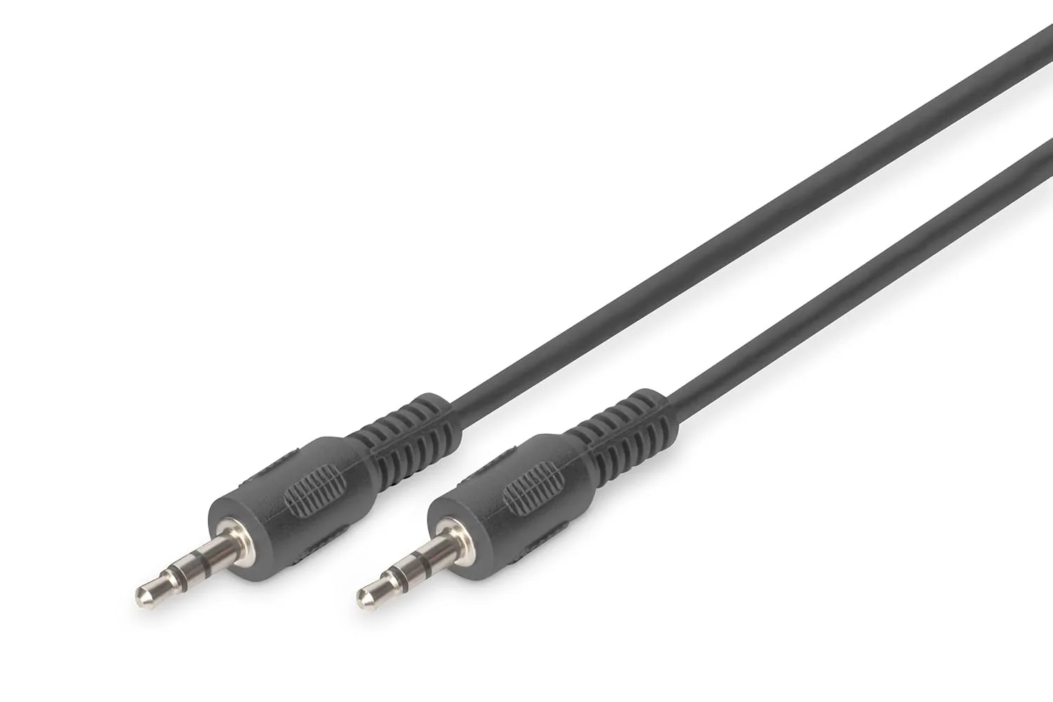 ASSMANN Audio extension cable stereo 3.5mm 2.50m CCS 2x0.10/10 shielded M/F black