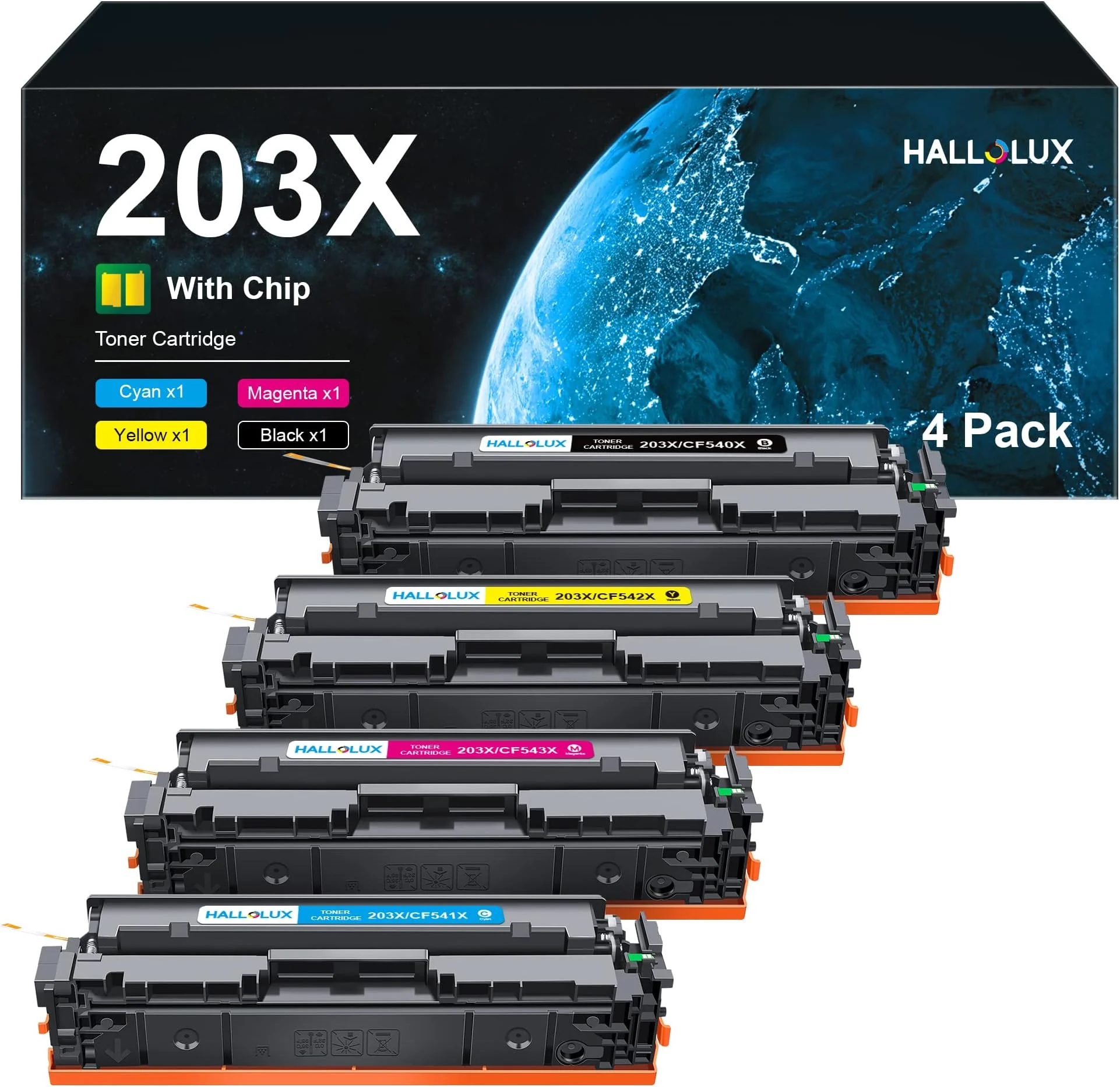 HP CF542X Toner HP 203X yellow 2500 pgs HP M254/M280/M281
