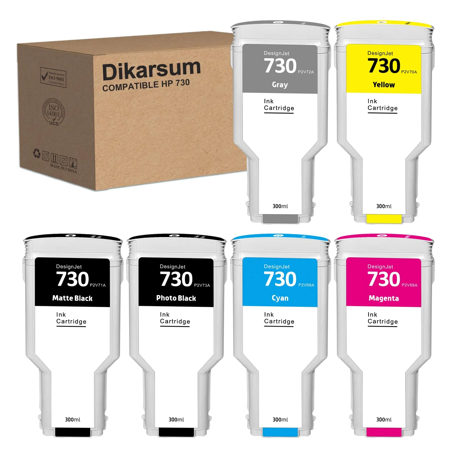 HP 730 300 ml Magenta Ink Cartridge