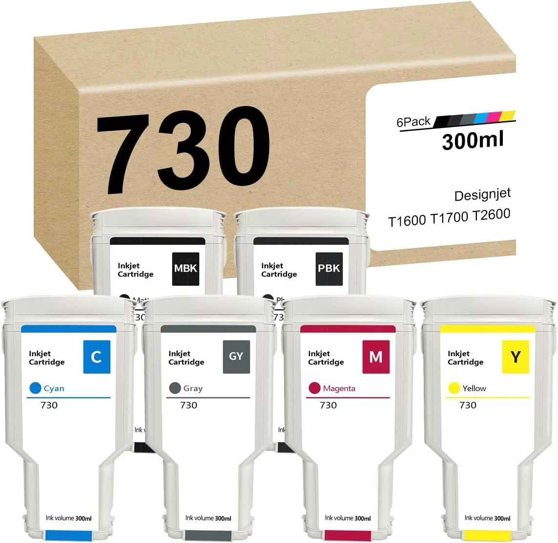 HP 730 300 ml Photo Black Ink Crtg