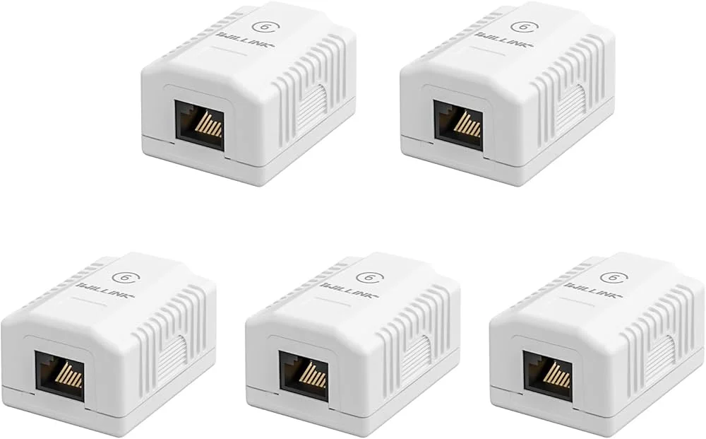 DIGITUS CAT 6 Surface mount box 1x Keystone Module shielded 1-port