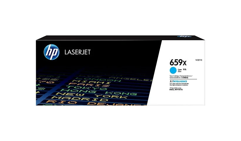 HP 659X High Yield Cyan Original LaserJet Toner Cartridge