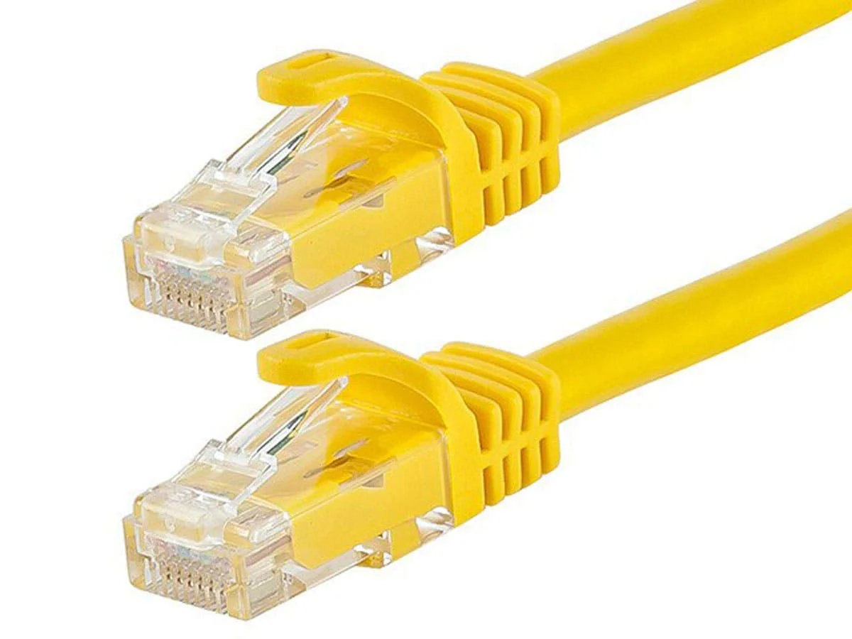 GEMBIRD PP12-0.5M/Y Gembird patchcord RJ45 cat.5e UTP 0.5m yellow