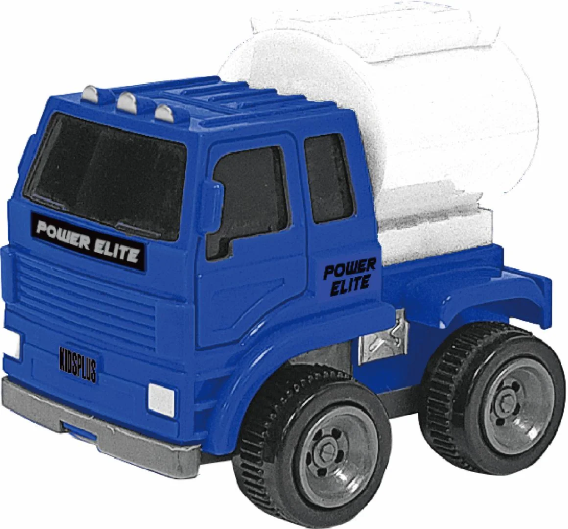 VEHICULE CU FRICTIUNE, SCARA 1/43, 10CM, AUTOCISTERNA ALBASTRA Cevodle