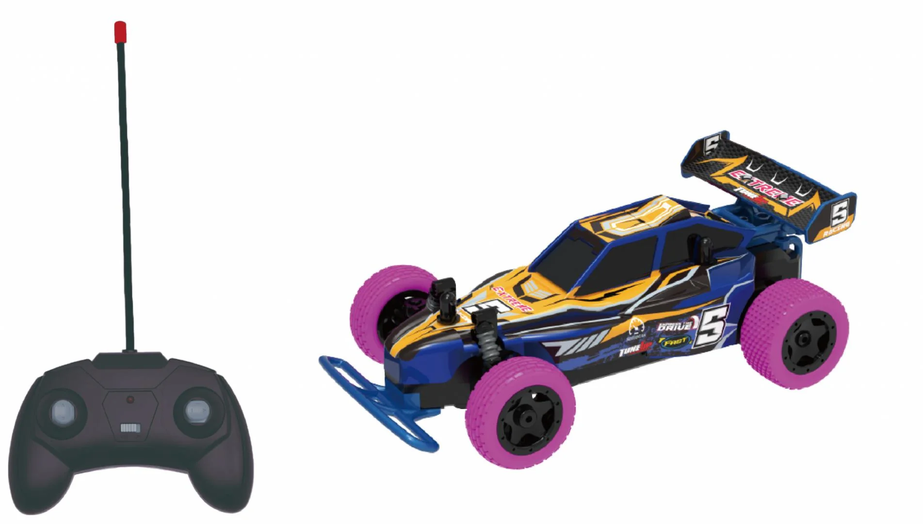 MASINUTA CU TELECOMANDA NITRO RACER, SCARA 1/24, 19CM, PORTOCALIU Cevodle