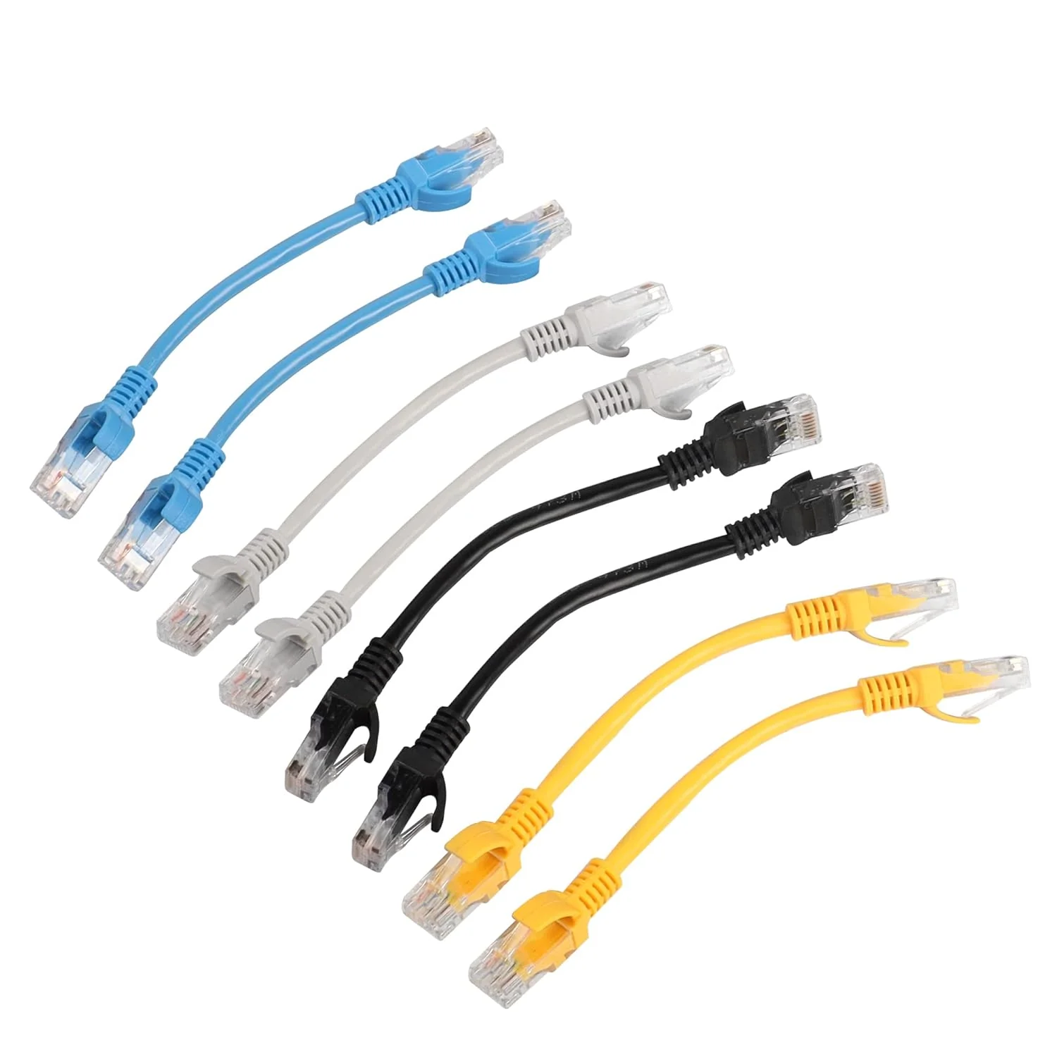 FTP Cat5e Patch cord yellow 0.5m Gembird