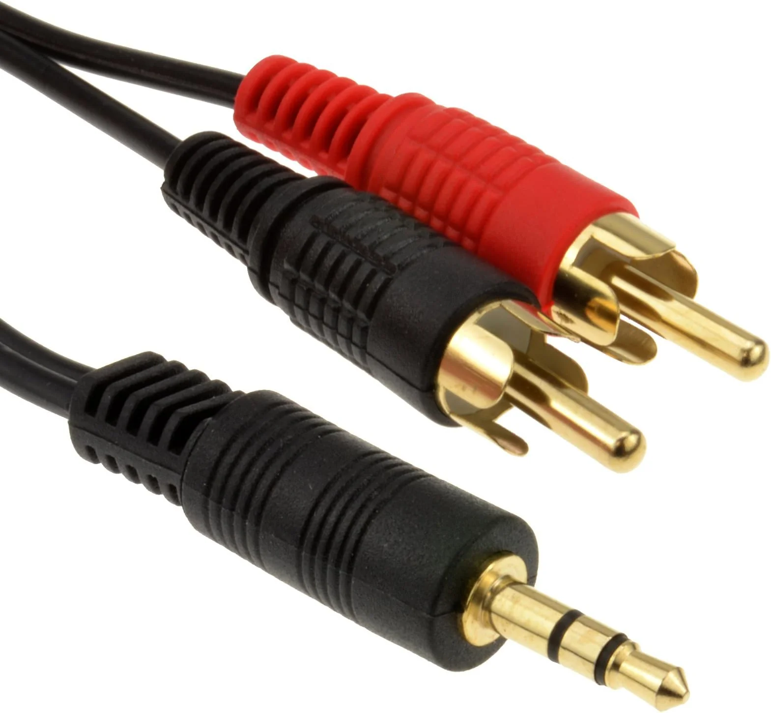 GEMBIRD CCA-458/0.2 audio cable JACK 3.5mm M / 2x RCA CINCH M 0.20M