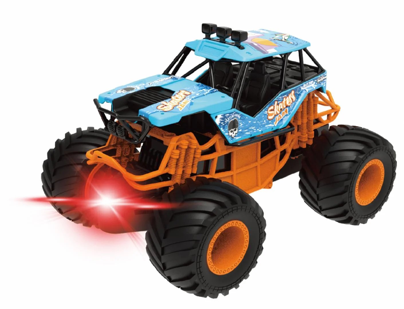 MASINUTA CU LUMINI, SUNETE SI FRICTIUNE, SCARA 1/24, 19CM, ALBASTRU Cevodle