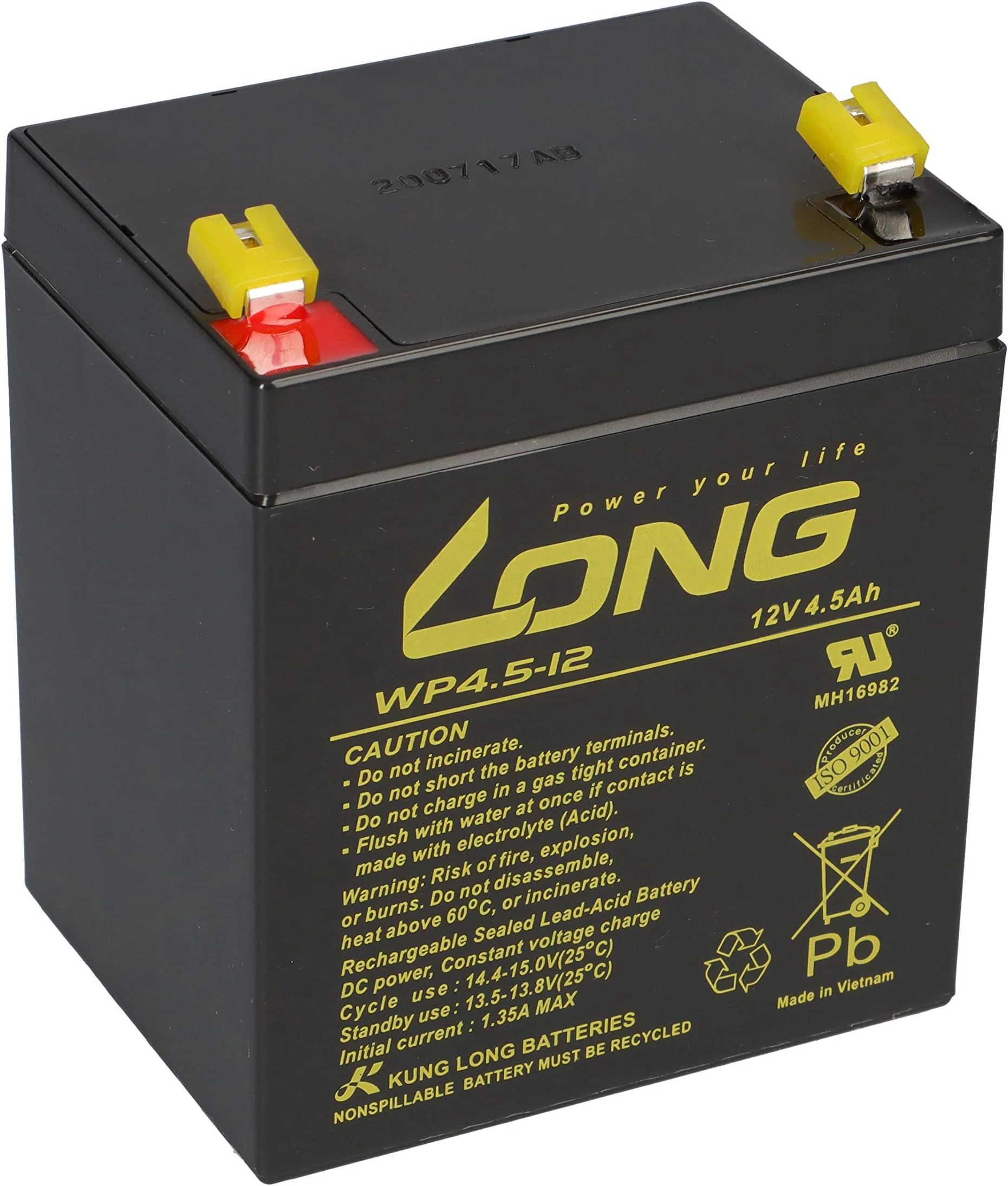 GEMBIRD BAT-12V4.5AH Energenie Rechargeable Gel Battery 12V/4.5AH