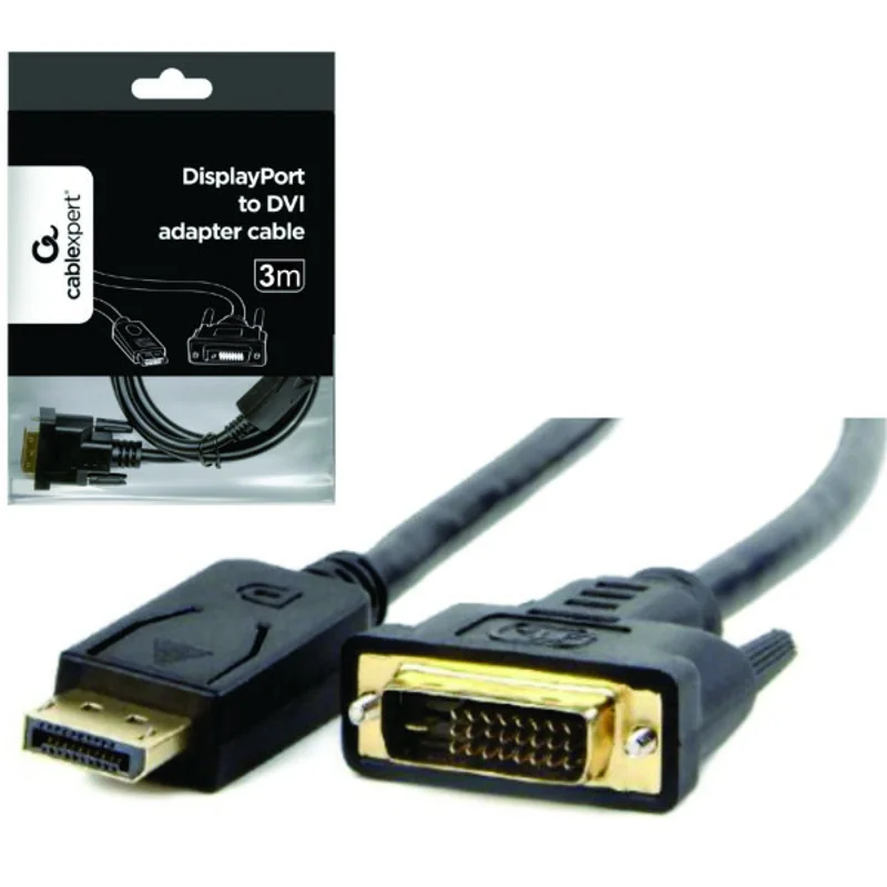 GEMBIRD CC-DPM-DVIM-3M cable Displayport M - DVI-D 24+1 3m