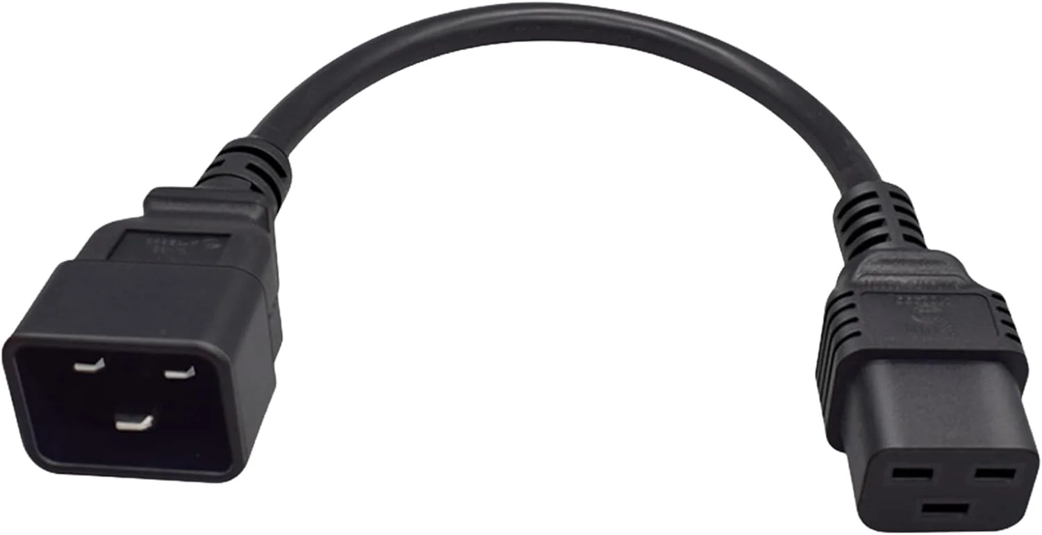 GEMBIRD PC-189-C19 power extension cable with C19 input and C20 output 1.5m