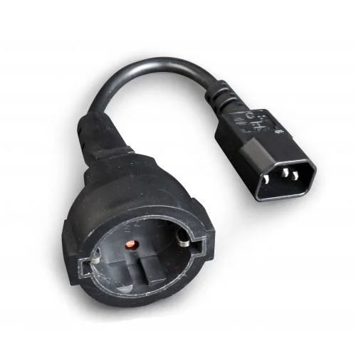 PC-SFC14M-01 power adapter cord C14 male -> schuko female Gembird