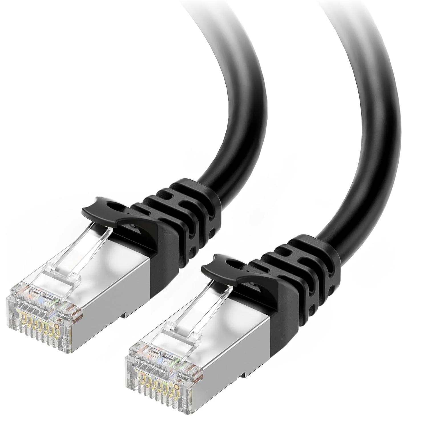 GEMBIRD PP6A-LSZHCU-BK-0.5M patchcord RJ45 cat. 6A SFTP LSZH 0.5m black